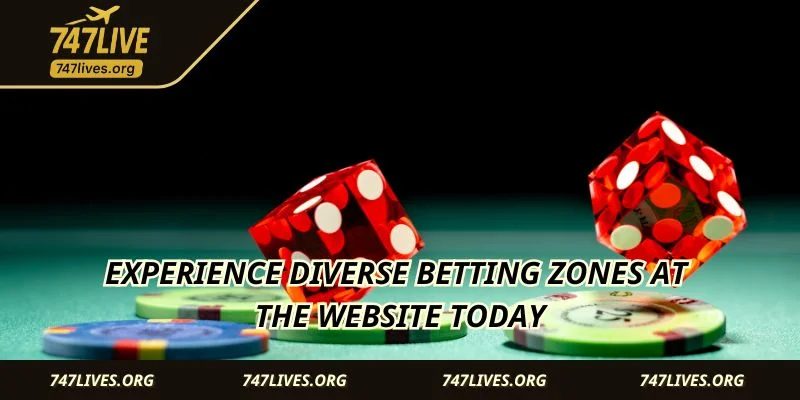 Experience diverse betting zones at the website today