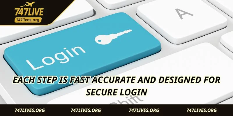 Each step is fast accurate and designed for secure login