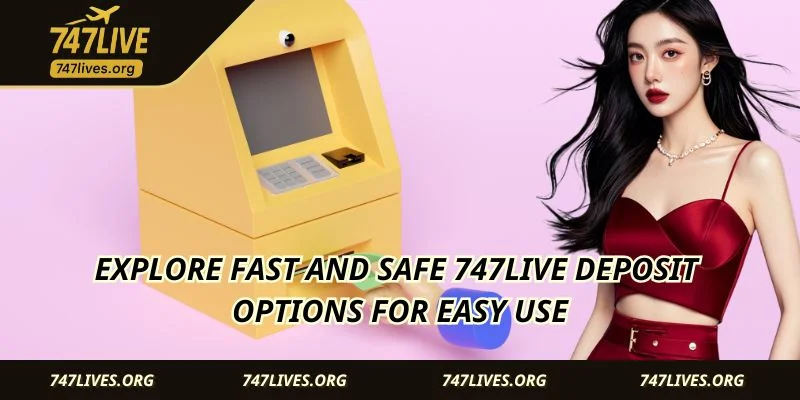 Explore fast and safe 747LIVE deposit options for easy use