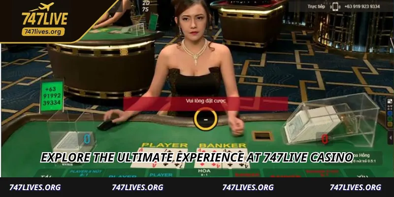 747live Casino - Leading Destination For Live Gaming