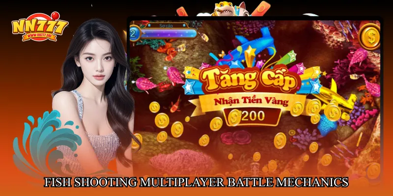 Fish shooting multiplayer battle mechanics