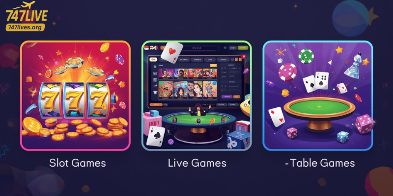 Game Categories Available