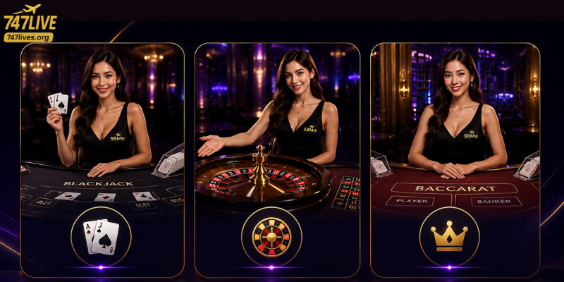 Popular Games Available in Live Casinos